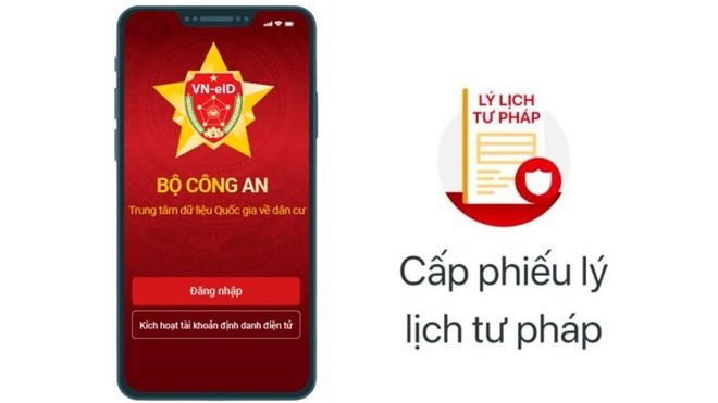 Hướng dẫn đăng ký cấp phiếu Lý lịch tư pháp trên VNeID