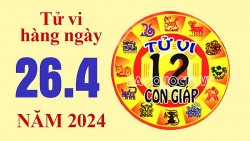 Tử vi hôm nay, xem tử vi 12 con giáp hôm nay ngày 26/4/2024: Tuổi Thìn thu nhập tăng cao