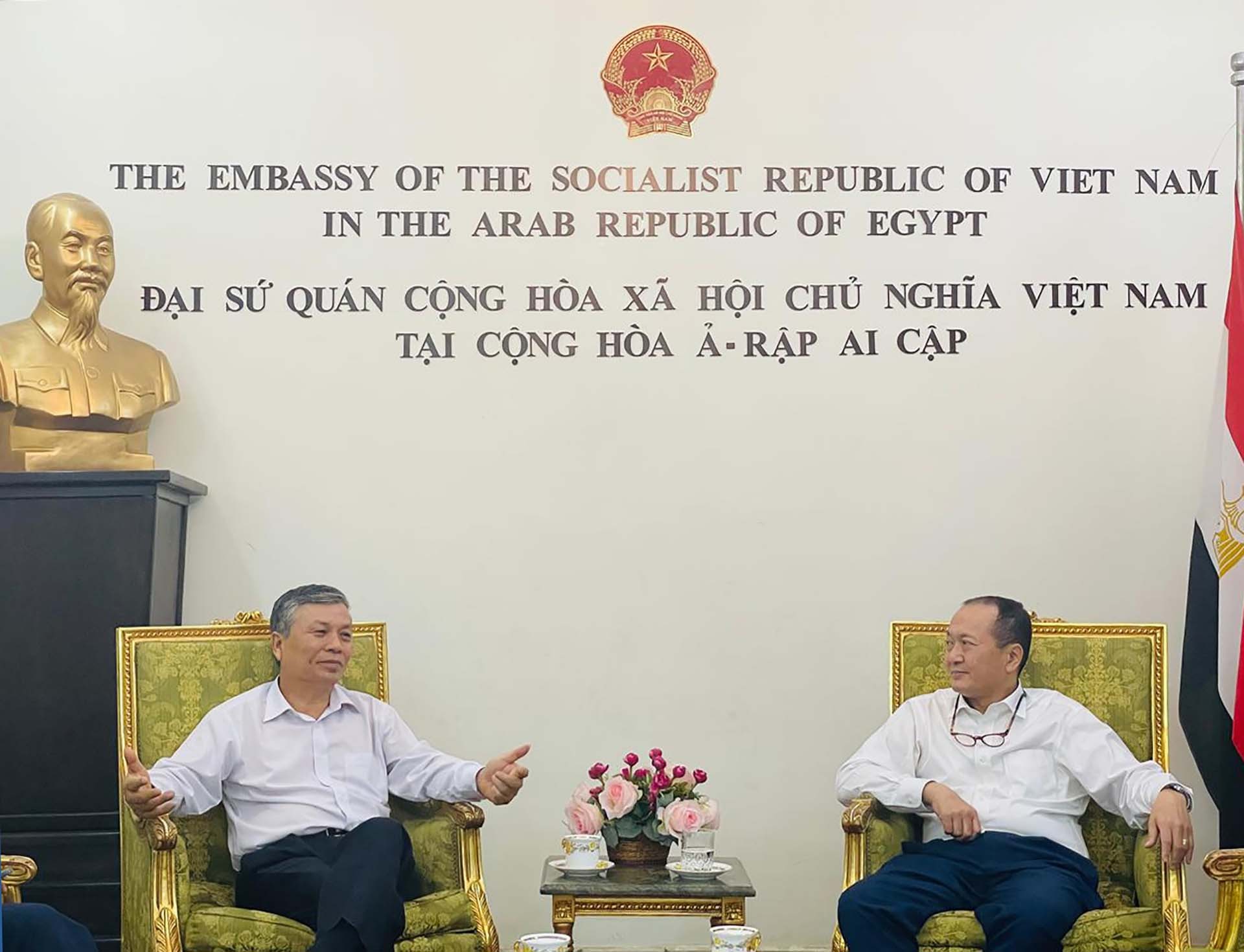 Việt Nam-Ai Cập trao đổi về mô hình tổ chức bộ máy