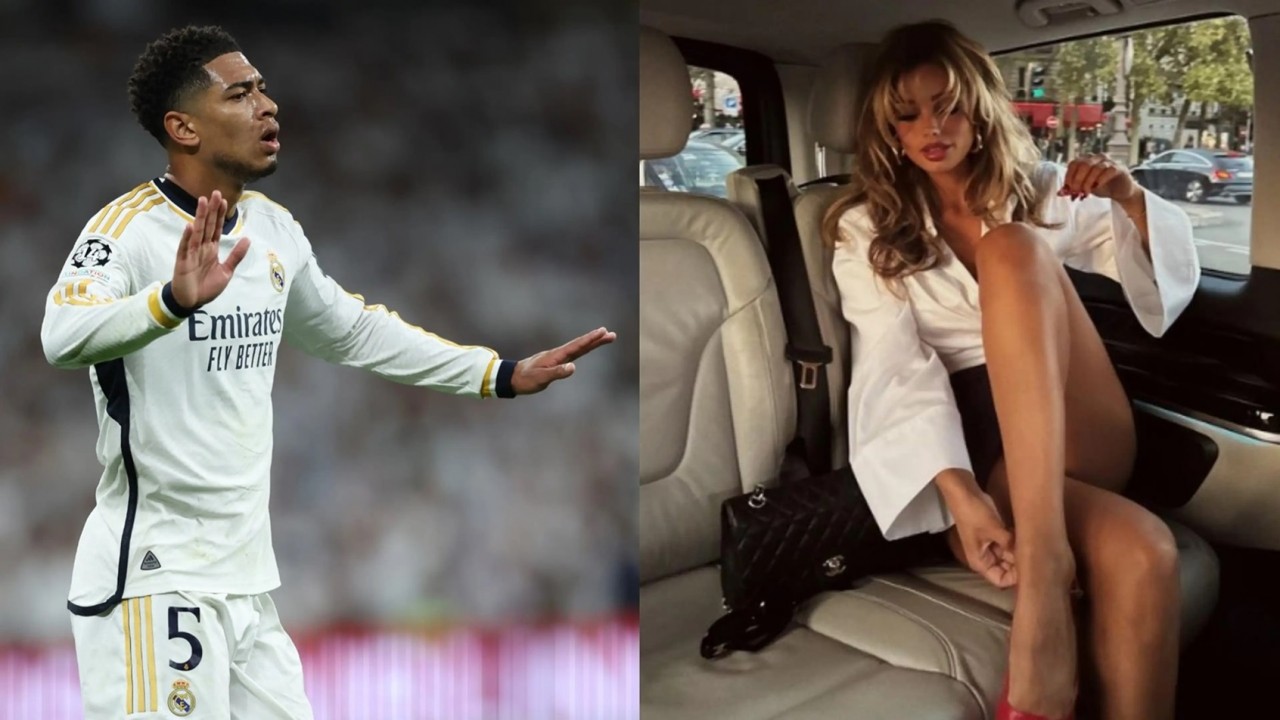 Jude Bellingham và bạn gái người mẫu Laura Celia Valk Jude Bellingham và bạn gái người mẫu Laura Celia Valk