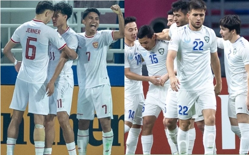 U23 Indonesia (trái) liệu có tiếp tục gây sốc khi đối đầu U23 Uzbekistan? (Nguồn: AFC) U23 Indonesia (trái) liệu có tiếp tục gây sốc khi đối đầu U23 Uzbekistan? (Nguồn: AFC)