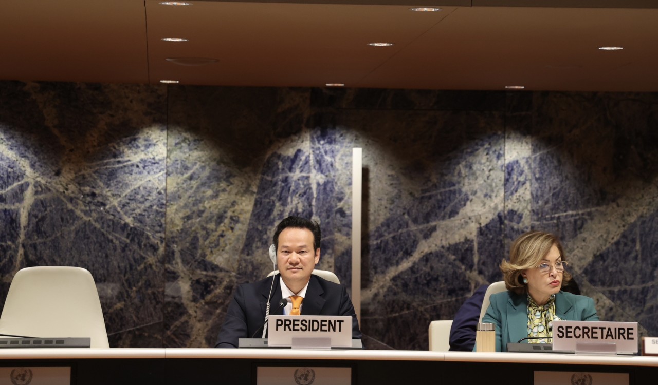 Đại sứ Mai Phan Dũng, Trưởng Phái đoàn thường trực Việt Nam bên cạnh Liên hợp  quốc, Tổ chức Thương mại thế giới và các tổ chức quốc tế khác tại Geneva được bầu làm Chủ tịch của Kỳ họp thứ 14 của Ủy ban Đầu tư, Doanh nghiệp và Phát triển thuộc UNCTAD. (Nguồn: Phái đoàn đại diện thường trực Việt Nam tại Geneva)