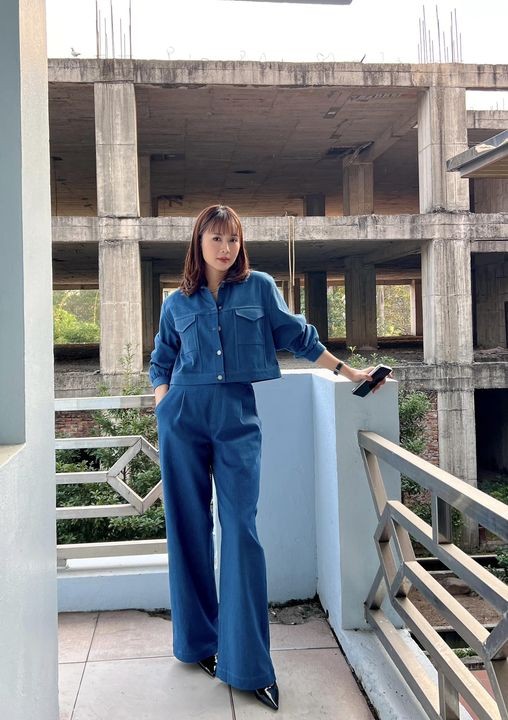 Phong cách trẻ trung của diễn viên Hồng Diễm