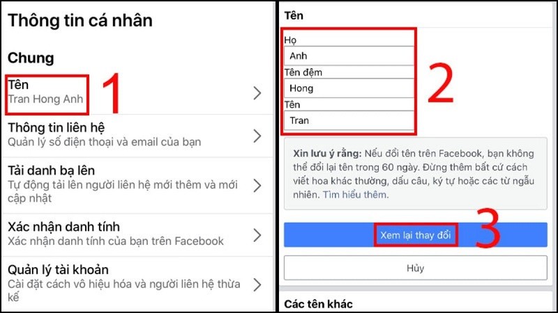Hướng dẫn cách đổi tên Facebook đơn giản, nhanh chóng nhất Hướng dẫn cách đổi tên Facebook đơn giản, nhanh chóng nhất