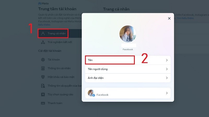 Hướng dẫn cách đổi tên Facebook đơn giản, nhanh chóng nhất Hướng dẫn cách đổi tên Facebook đơn giản, nhanh chóng nhất