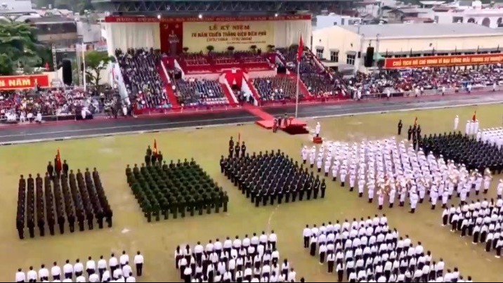 Diễu binh, diễu hành kỷ niệm 70 năm Chiến thắng Điện Biên Phủ