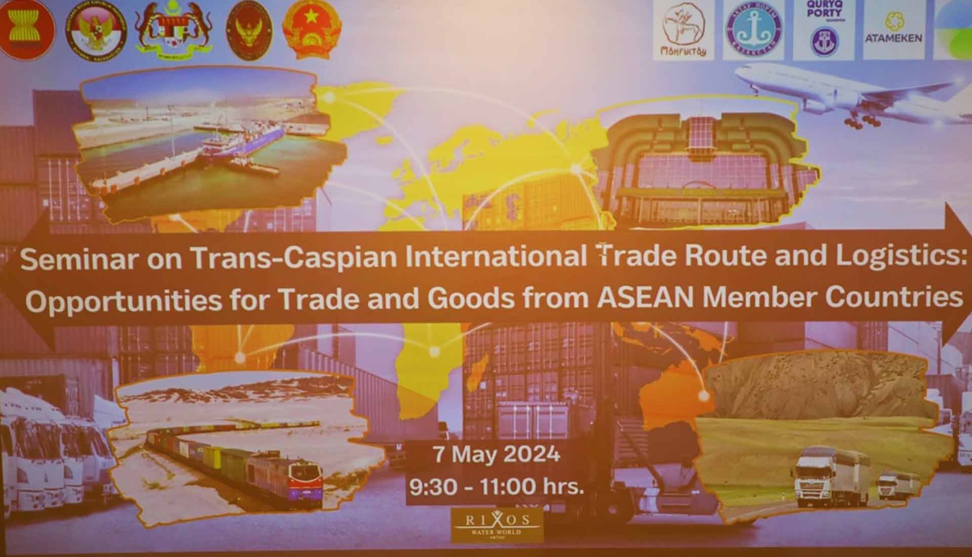 ASEAN quan tâm tuyến đường vận chuyển quốc tế xuyên Caspi ASEAN quan tâm tuyến đường vận chuyển quốc tế xuyên Caspi