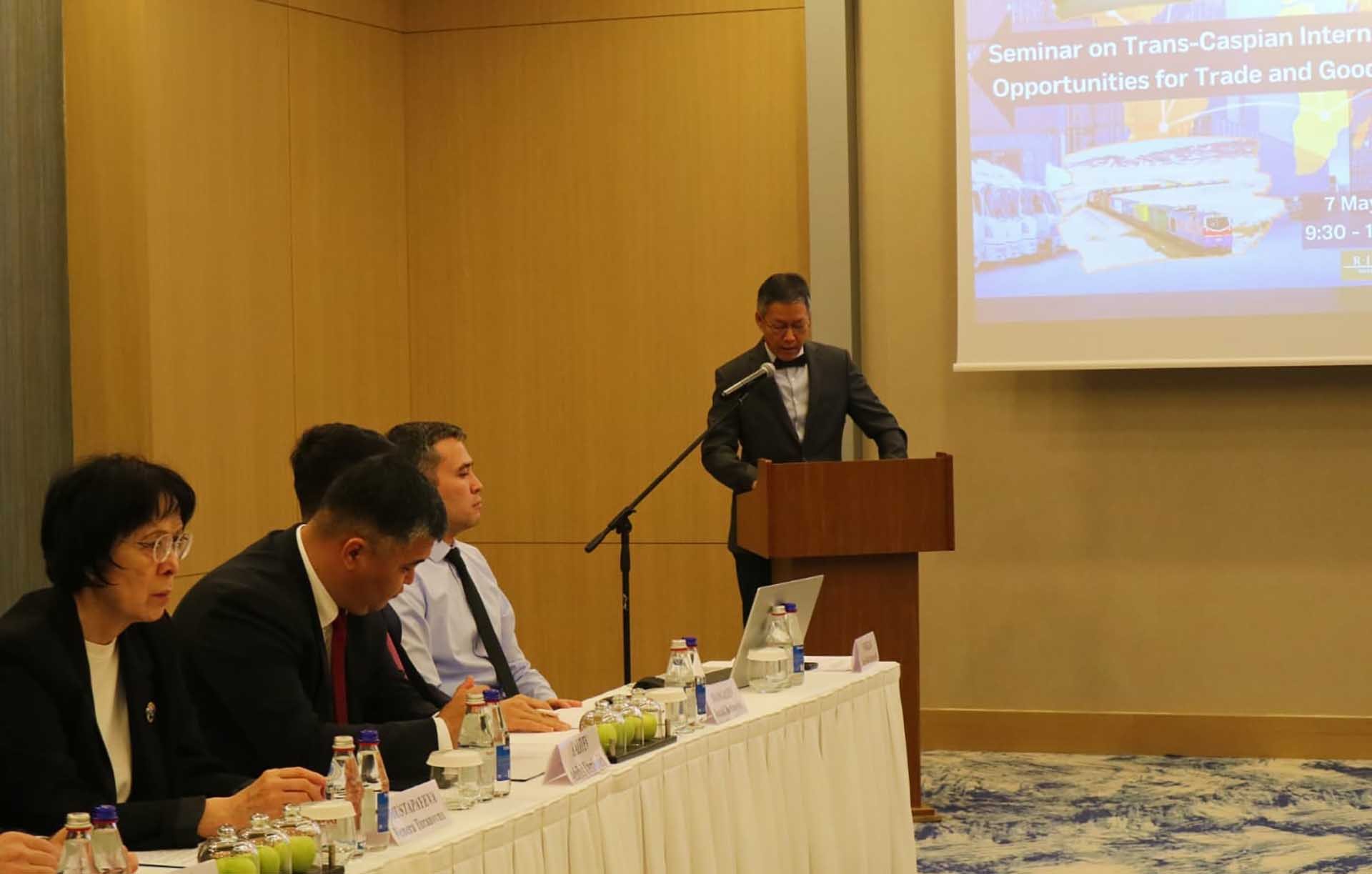 ASEAN quan tâm tuyến đường vận chuyển quốc tế xuyên Caspi ASEAN quan tâm tuyến đường vận chuyển quốc tế xuyên Caspi