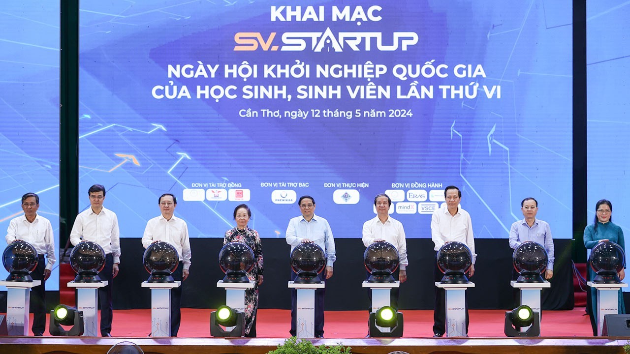 Thủ tướng Phạm Minh Chính dự Ngày hội Khởi nghiệp Quốc gia của học sinh, sinh viên
