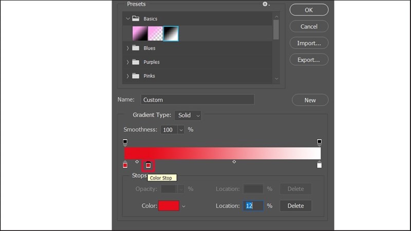 Dễ dàng tạo Gradient cầu vồng trong Photoshop Dễ dàng tạo Gradient cầu vồng trong Photoshop