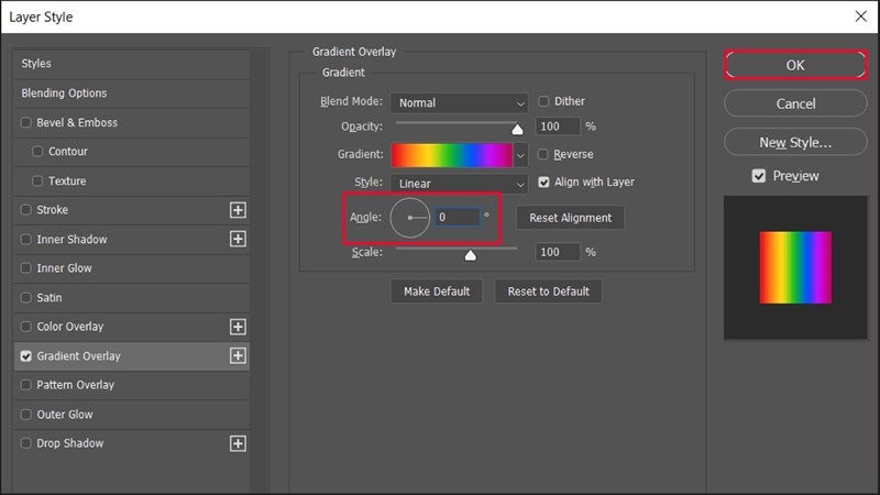 Dễ dàng tạo Gradient cầu vồng trong Photoshop Dễ dàng tạo Gradient cầu vồng trong Photoshop