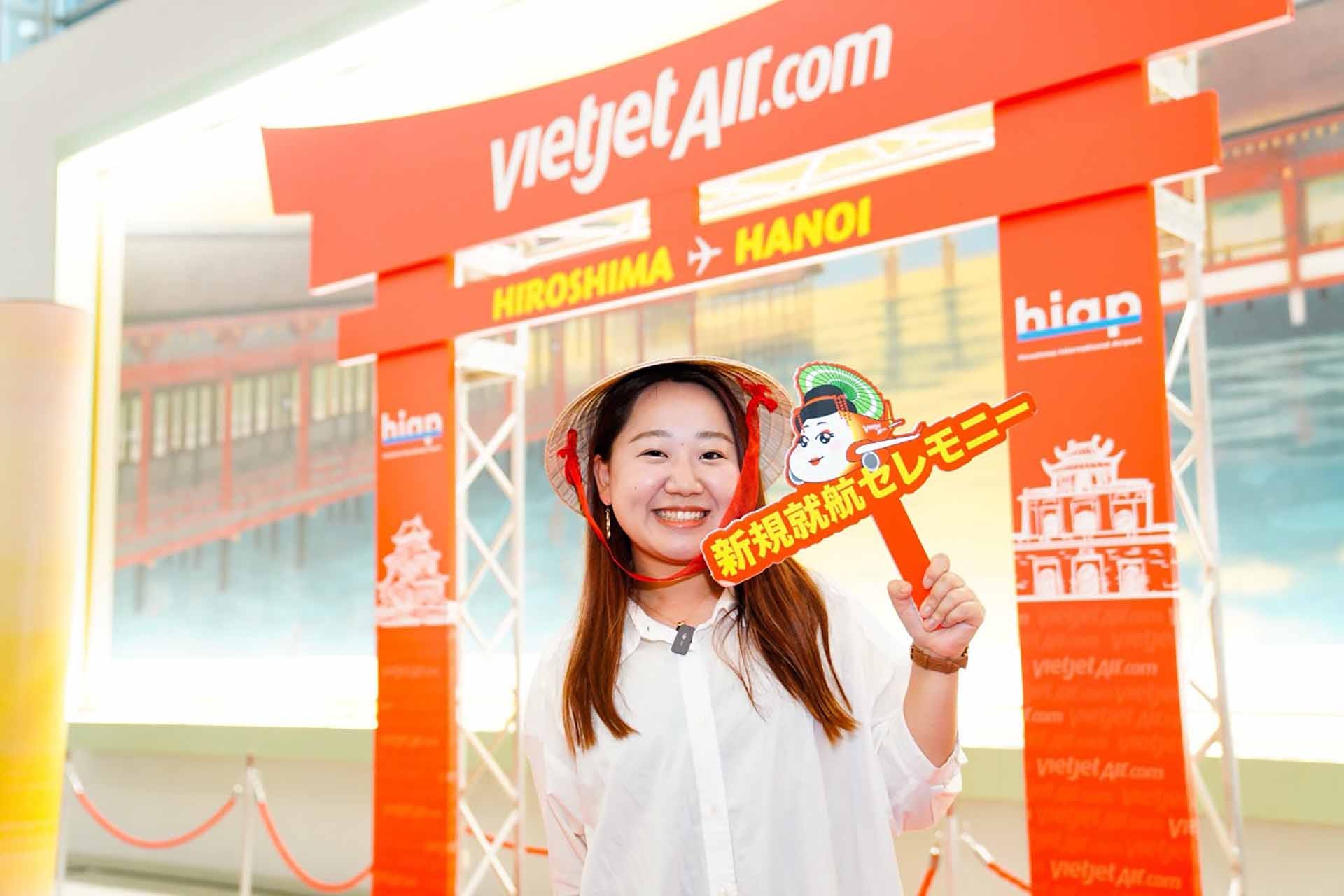 Vietjet vừa khai trương đường bay giữa Hà Nội và Hiroshima Vietjet vừa khai trương đường bay giữa Hà Nội và Hiroshima