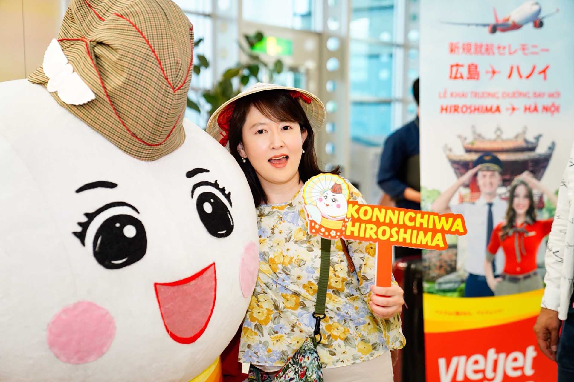 Vietjet vừa khai trương đường bay giữa Hà Nội và Hiroshima Vietjet vừa khai trương đường bay giữa Hà Nội và Hiroshima