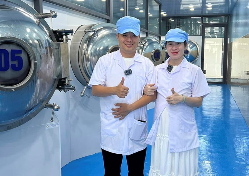 Một góc tại nhà máy sản xuất các sản phẩm Yến Sào“Góc của Hằng”