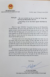 Thứ trưởng Ngoại giao Lê Thị Thu Hằng gửi thư thăm hỏi bà con bị thiệt hại trong vụ cháy tại Trung tâm thương mại ở Ba Lan