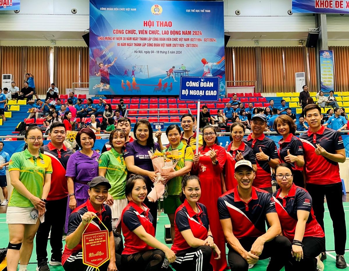 Công đoàn Bộ Ngoại giao tham gia Hội thao Công đoàn Viên chức Việt Nam năm 2024