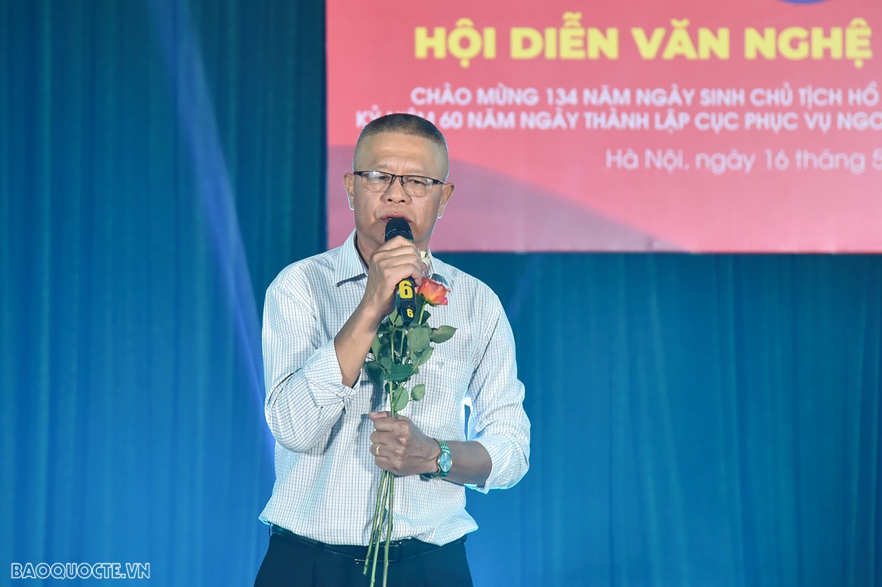 Tưng bừng Hội diễn văn nghệ quần chúng chào mừng kỷ niệm 60 năm Ngày thành lập Cục Phục vụ Ngoại giao đoàn