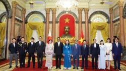Quyền Chủ tịch nước Võ Thị Ánh Xuân tiếp Đại sứ Nhật Bản trình Quốc thư