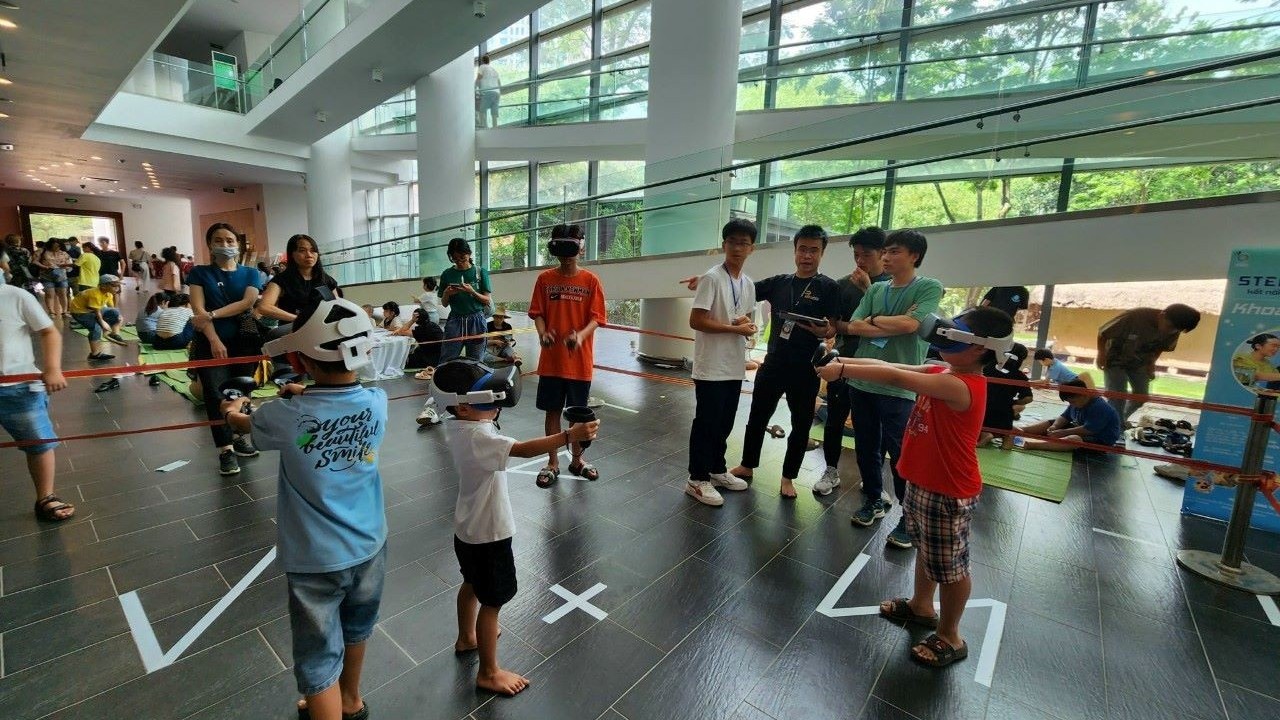 Trải nghiệm kết nối di sản và công nghệ tại Bảo tàng Dân tộc học Việt Nam