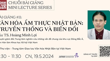 Cơ hội tìm hiểu về văn hoá ẩm thực Nhật Bản
