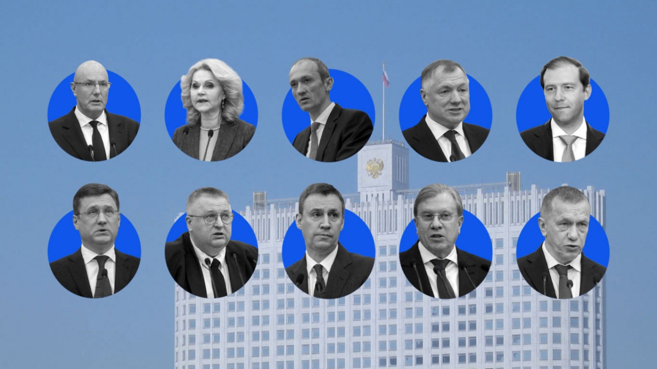 Nội các mới của Nga. (Nguồn: Moscow Times)