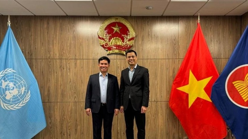 Phái đoàn thường trực Việt Nam tại Liên hợp quốc đón và làm việc với đoàn công tác của Học viện An ninh nhân dân