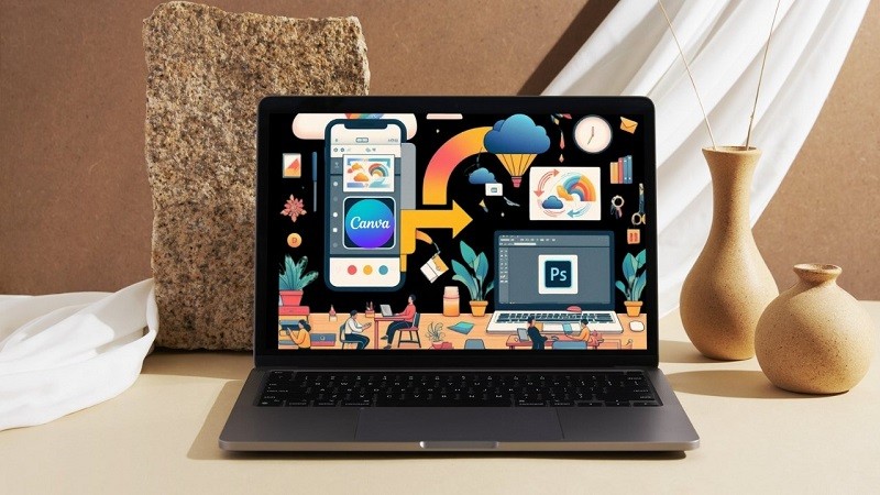 Cách chuyển file Canva sang Photoshop chỉ với vài thao tác đơn giản