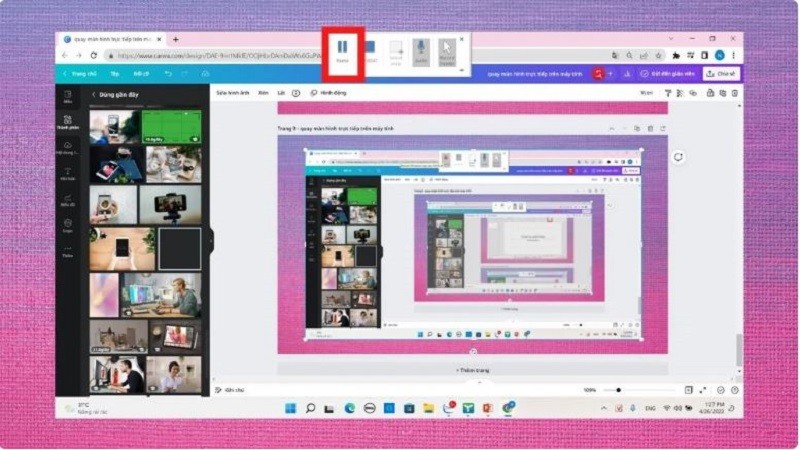 Quay màn hình máy tính có âm thanh đơn giản Quay màn hình máy tính có âm thanh đơn giản