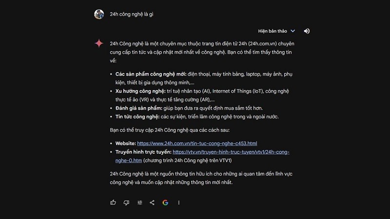 Sử dụng Gemini Advanced cực đơn giản Sử dụng Gemini Advanced cực đơn giản