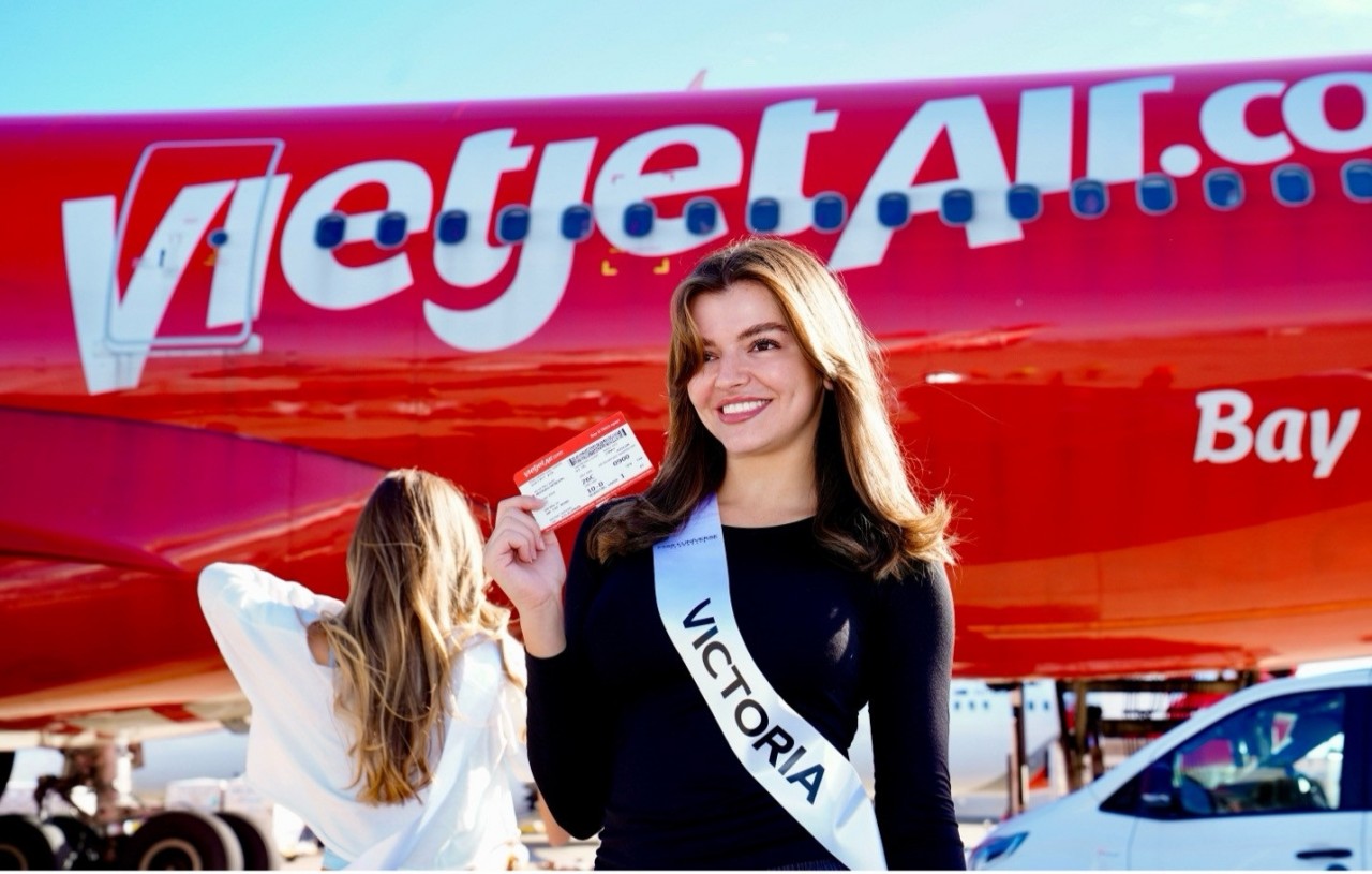 Vietjet đưa top 28 cuộc thi Hoa hậu Hoàn vũ Australia tới Việt Nam