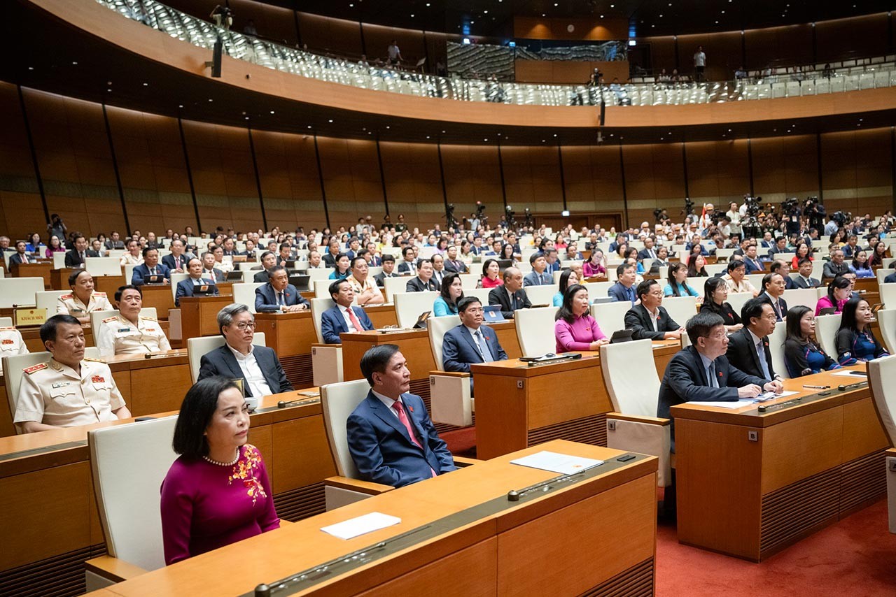 Toàn cảnh bầu, lễ tuyên thệ nhậm chức của Chủ tịch nước Tô Lâm