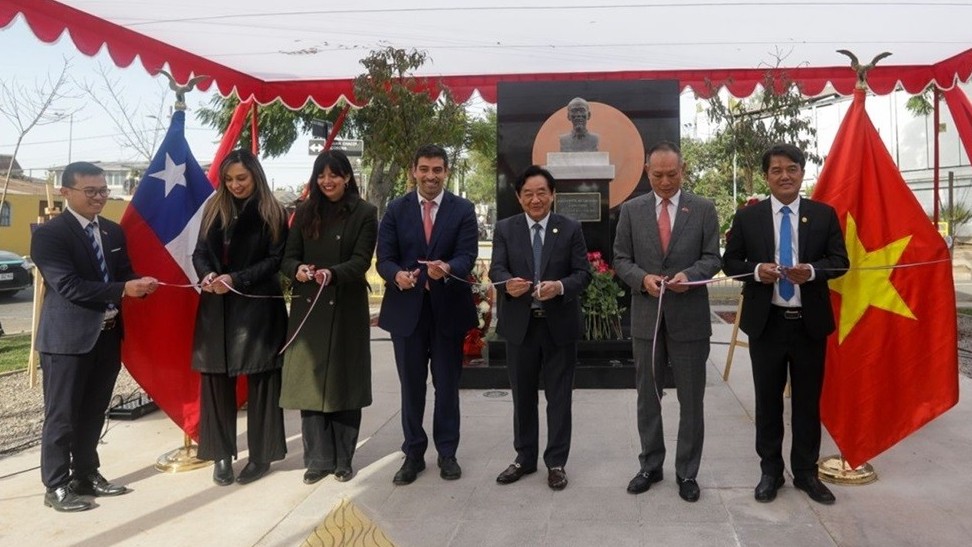 Khánh thành công trình tôn tạo công viên Hồ Chí Minh tại thủ đô Santiago, Chile