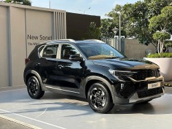 Cận cảnh Kia Sonet facelift 2024 ra mắt tại Ấn Độ, giá từ 235 triệu đồng