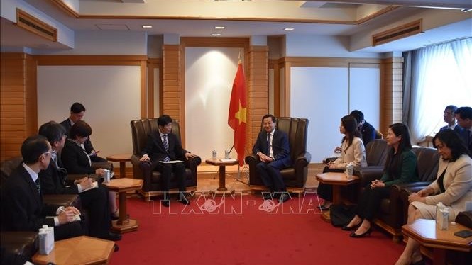 Phó Thủ tướng Chính phủ Lê Minh Khái tiếp các đối tác Nhật Bản: Khai thác tiềm năng kết nối địa phương, mở rộng hợp tác trong lĩnh vực dầu khí