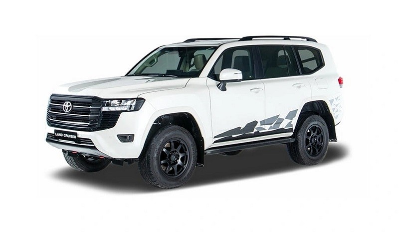 Bộ tem đen và xám đặc biệt tạo nên sự khác biệt cho chiếc Land Cruiser 10th Victory Edition Bộ tem đen và xám đặc biệt tạo nên sự khác biệt cho chiếc Land Cruiser 10th Victory Edition