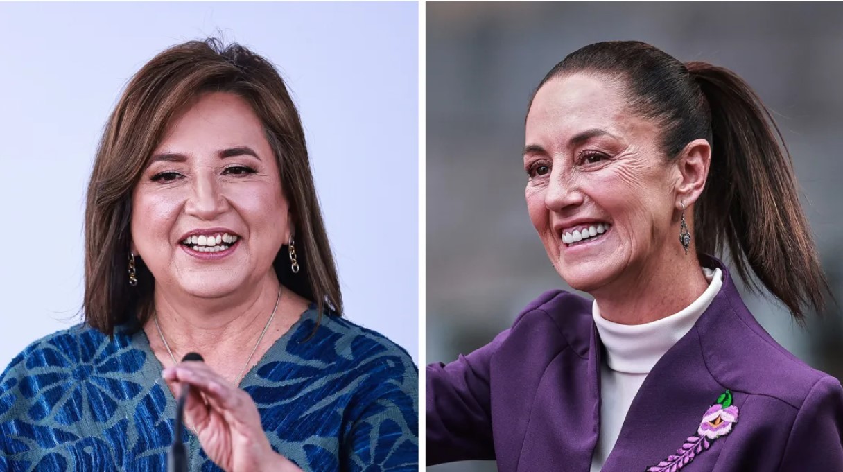 Các ứng cử viên tổng thống Mexico Xochitl Gálvez (trái) và Claudia Sheinbaum. (Nguồn:Getty) Các ứng cử viên tổng thống Mexico Xochitl Gálvez (trái) và Claudia Sheinbaum. (Nguồn:Getty)