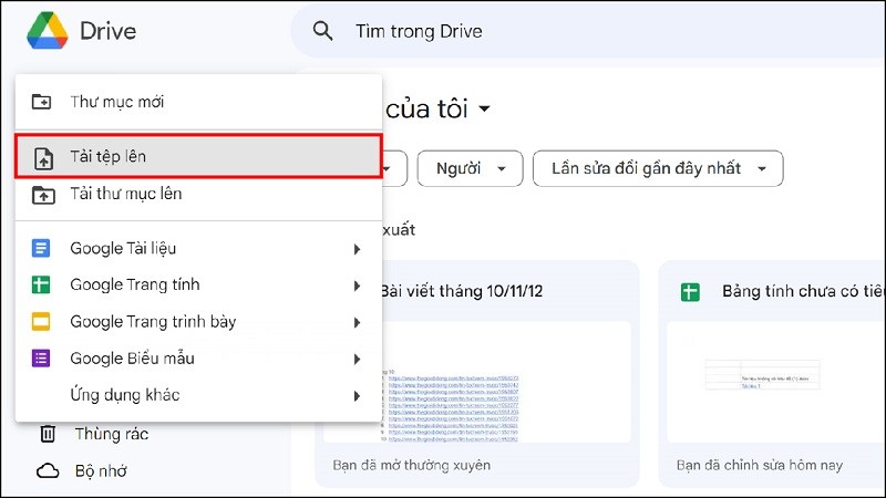 Chèn file Word vào Google Sheets đơn giản mà có thể bạn chưa biết Chèn file Word vào Google Sheets đơn giản mà có thể bạn chưa biết