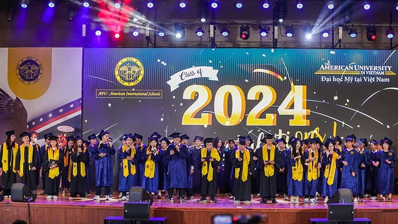 25 triệu USD học bổng được trao cho học sinh hệ thống trường quốc tế Hoa Kỳ APU tốt nghiệp niên khóa 2024