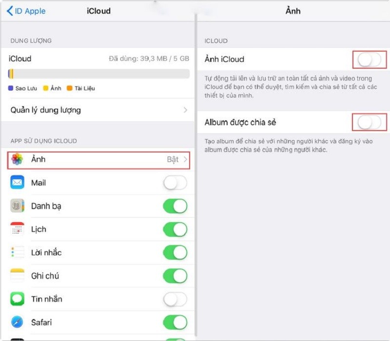 Xóa bớt dung lượng iCloud trên iPhone giúp bạn lưu trữ thoải mái hơn
