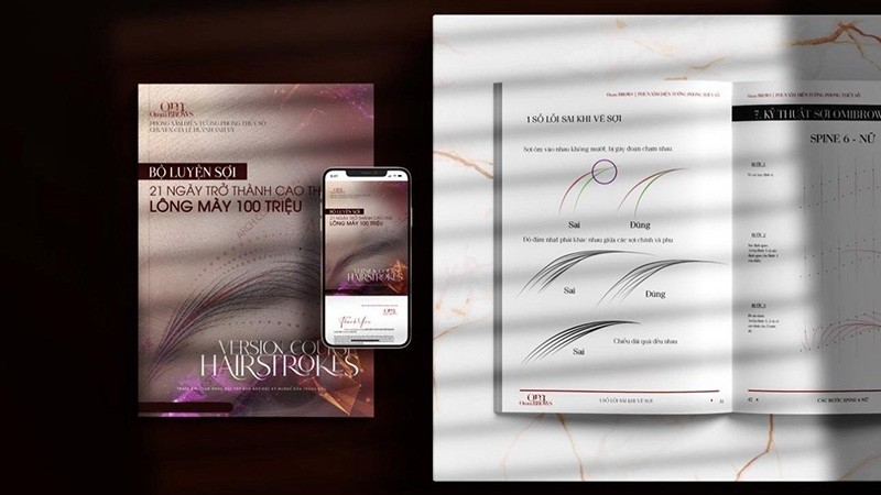 Bộ luyện sợi 21 ngày giúp làm nên tên tuổi nhiều chuyên gia phun xăm