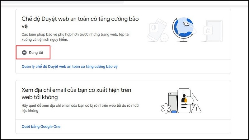 Bật tính năng Safe Browsing giúp bạn duyệt web an toàn hơn