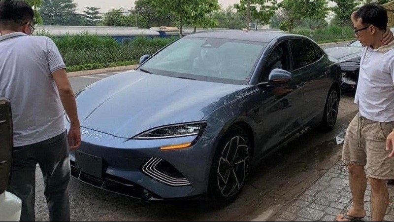 Xe điện Trung Quốc BYD Seal lộ diện, chuẩn bị ra mắt khách hàng Việt