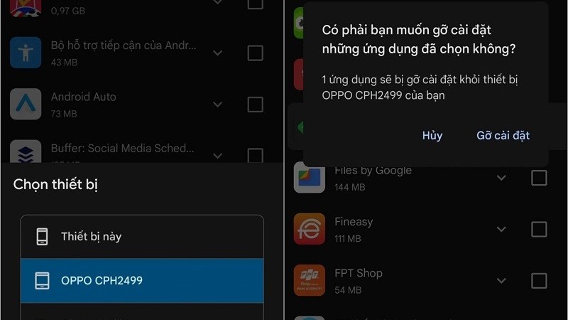 Google cập nhật tính năng gỡ cài đặt ứng dụng Android từ xa