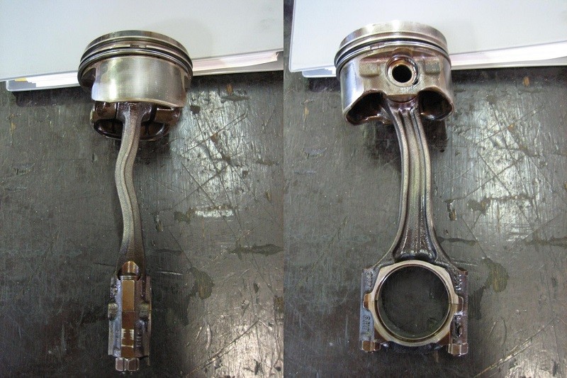 Tay biên piston bị cong cũng tạo ra tiếng động lạ cho động cơ.