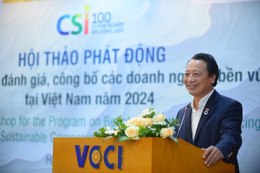 Nhiều nét mới trong Chương trình đánh giá, công bố doanh nghiệp bền vững tại Việt Nam 2024 Nhiều nét mới trong Chương trình đánh giá, công bố doanh nghiệp bền vững tại Việt Nam 2024