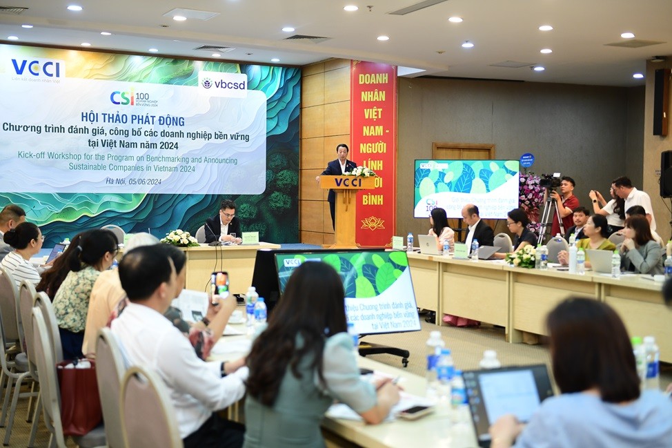 Nhiều nét mới trong Chương trình đánh giá, công bố doanh nghiệp bền vững tại Việt Nam 2024 Nhiều nét mới trong Chương trình đánh giá, công bố doanh nghiệp bền vững tại Việt Nam 2024