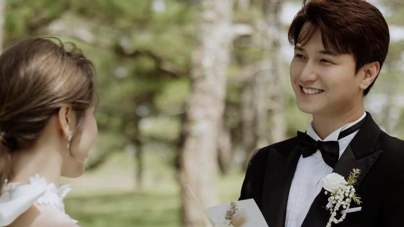 Diễn viên Huỳnh Anh hạnh phúc bên bà xã Bạch Lan Phương