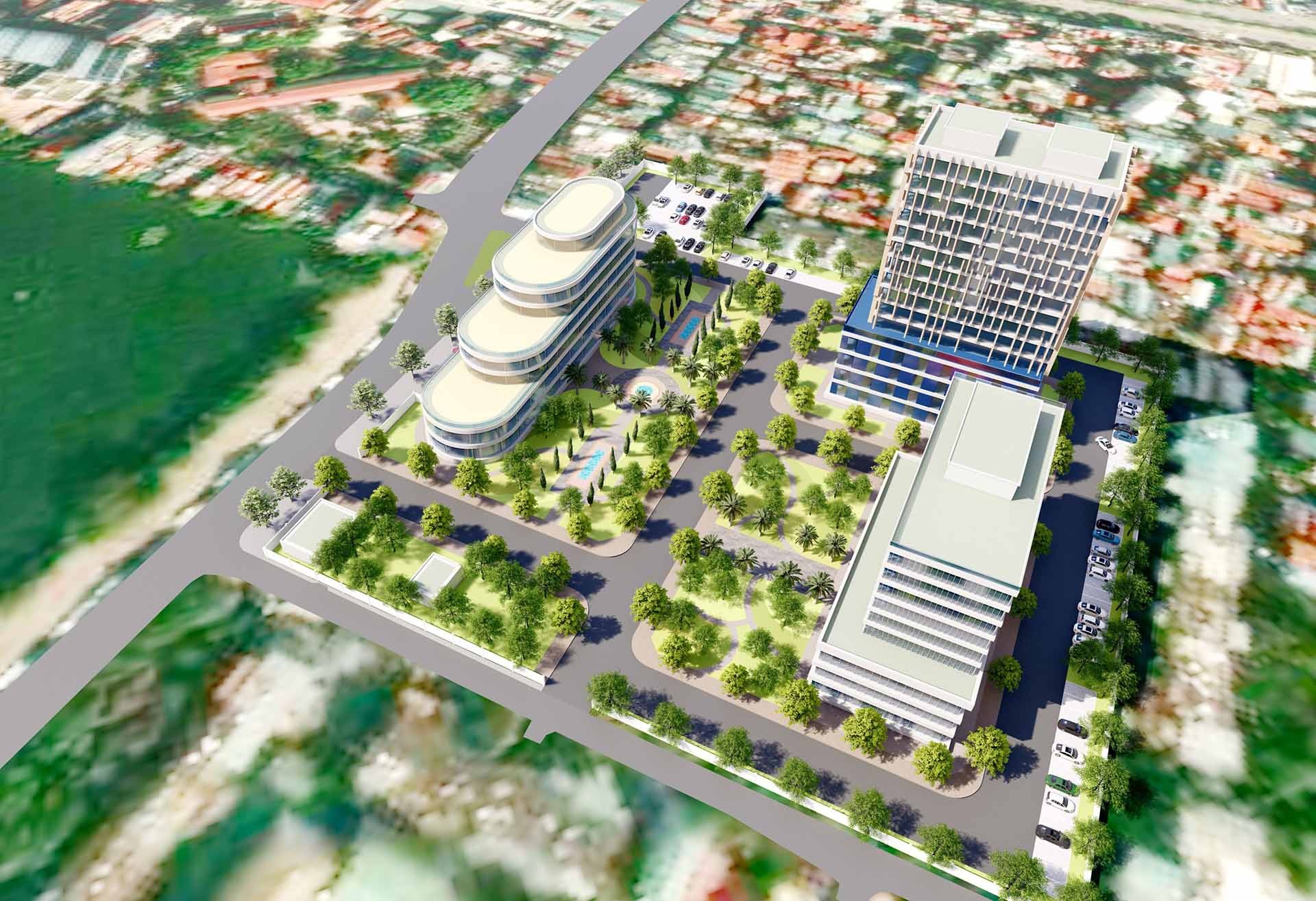 Quy hoạch Khu ngoại giao đoàn Trung Tự. (Nguồn: Cục PVNGĐ)