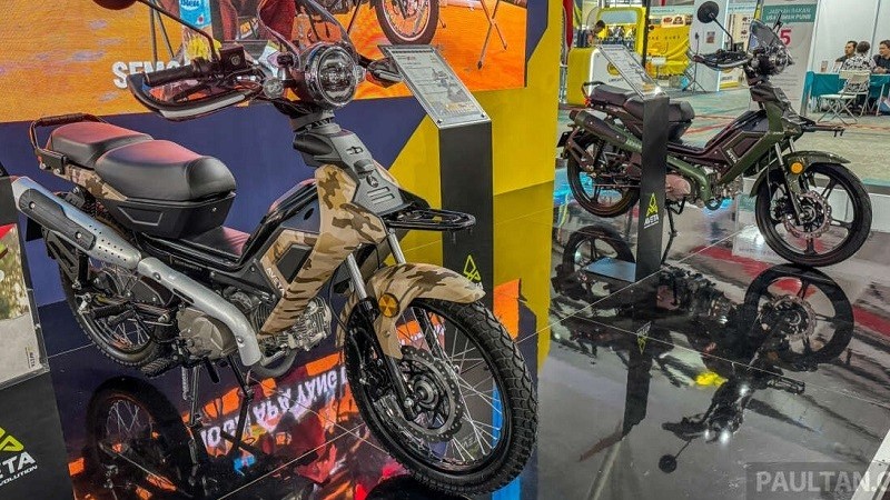 Cận cảnh xe máy Aveta Ranger Cub Cross 2024 vừa ra mắt tại Malaysia, giá từ 27 triệu đồng