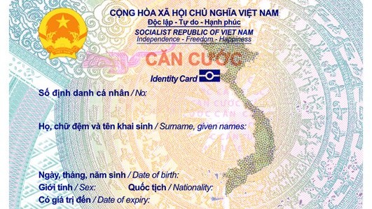 Từ ngày 1/7/2024, trên thẻ căn cước mới có những thông tin gì?